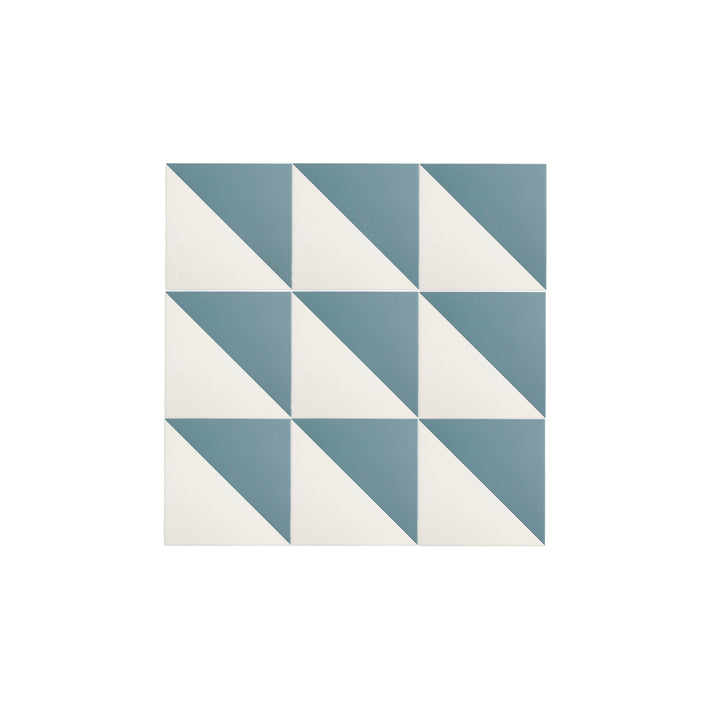 50/50 Blue & White Ceramic Tile 8x8-Main Inventory-All Products,Patterns,Under 10-Riad Tile