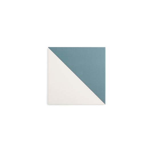 Sample: 50/50 Blue & White Ceramic Tile (1 sample piece)-Sample-Sample-Riad Tile