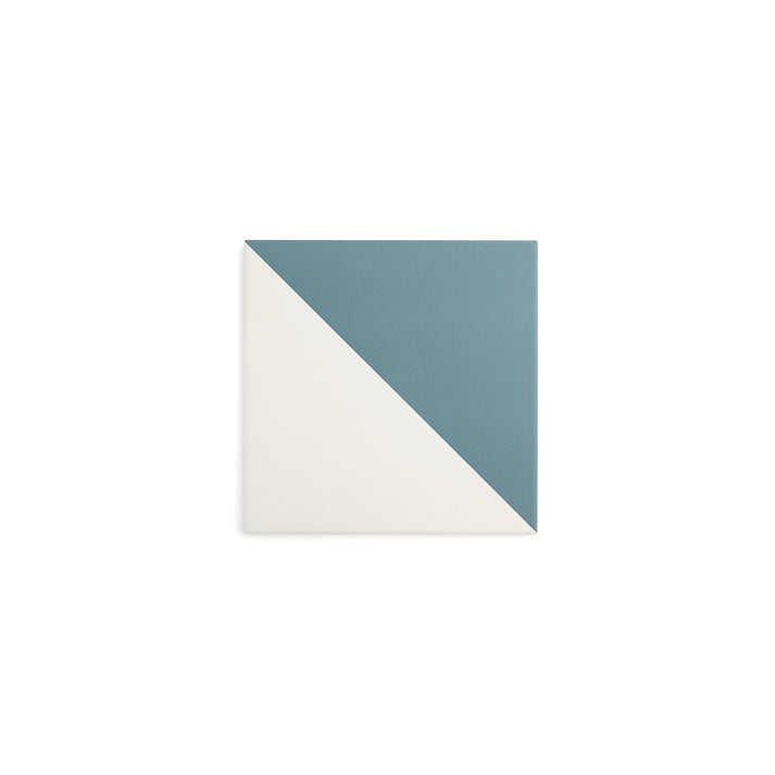 Sample: 50/50 Blue & White Ceramic Tile (1 sample piece)-Sample-Sample-Riad Tile