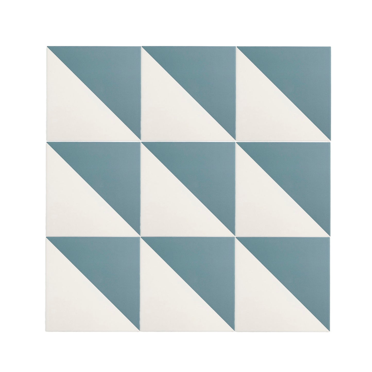 50/50 Blue & White Ceramic Tile 8x8-Main Inventory-All Products,Patterns,Under 10-Riad Tile