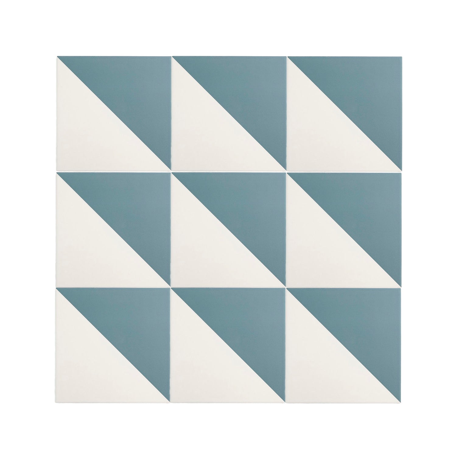 50/50 Blue & White Ceramic Tile 8x8-Main Inventory-All Products,Patterns,Under 10-Riad Tile