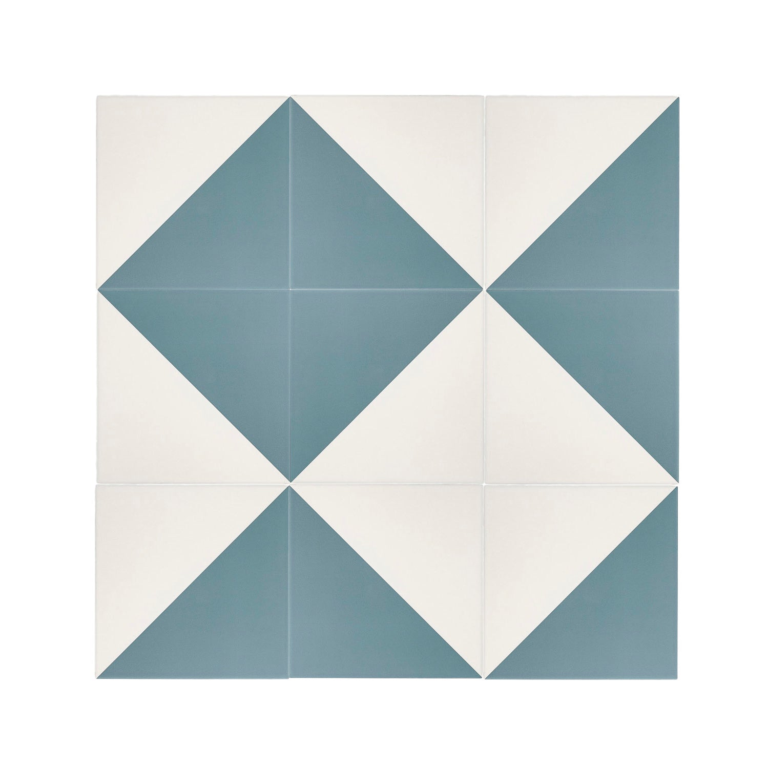 50/50 Blue & White Ceramic Tile 8x8-Main Inventory-All Products,Patterns,Under 10-Riad Tile