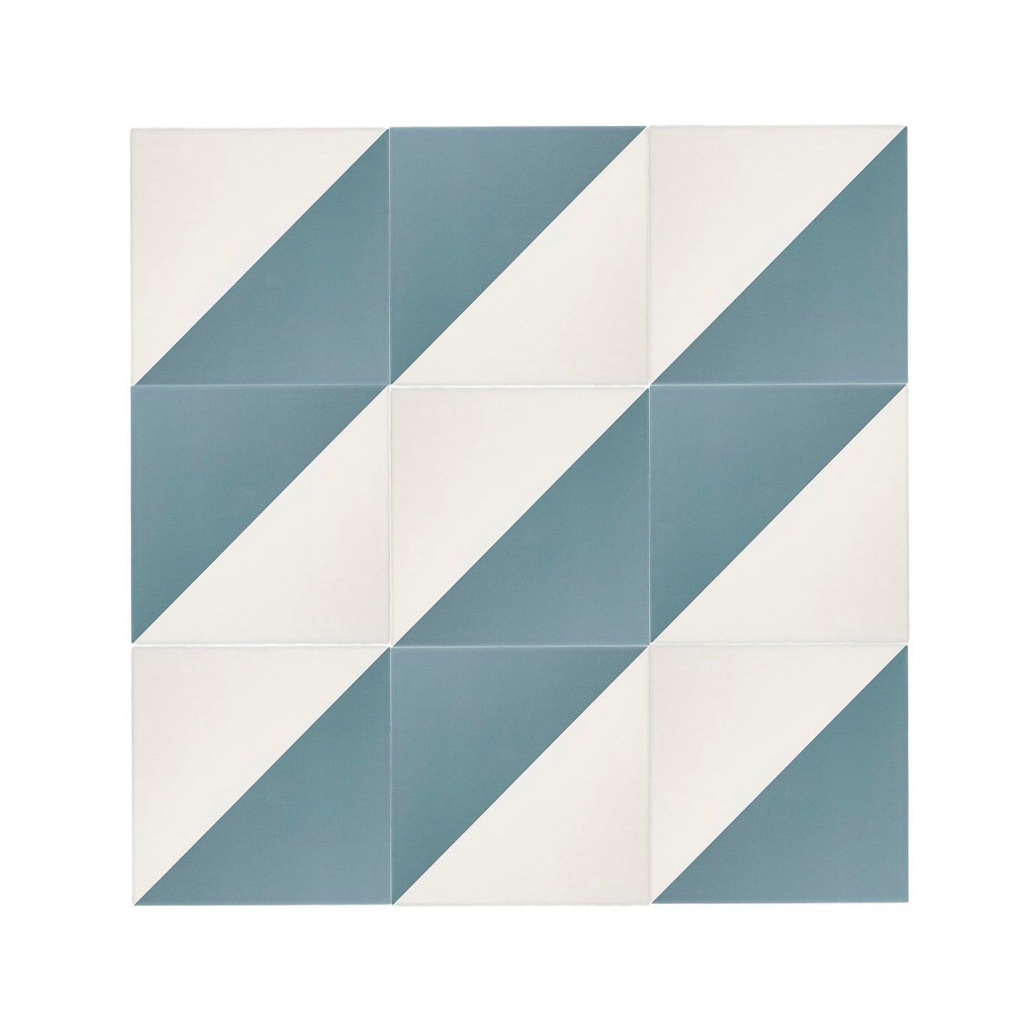 50/50 Blue & White Ceramic Tile 8x8-Main Inventory-All Products,Patterns,Under 10-Riad Tile
