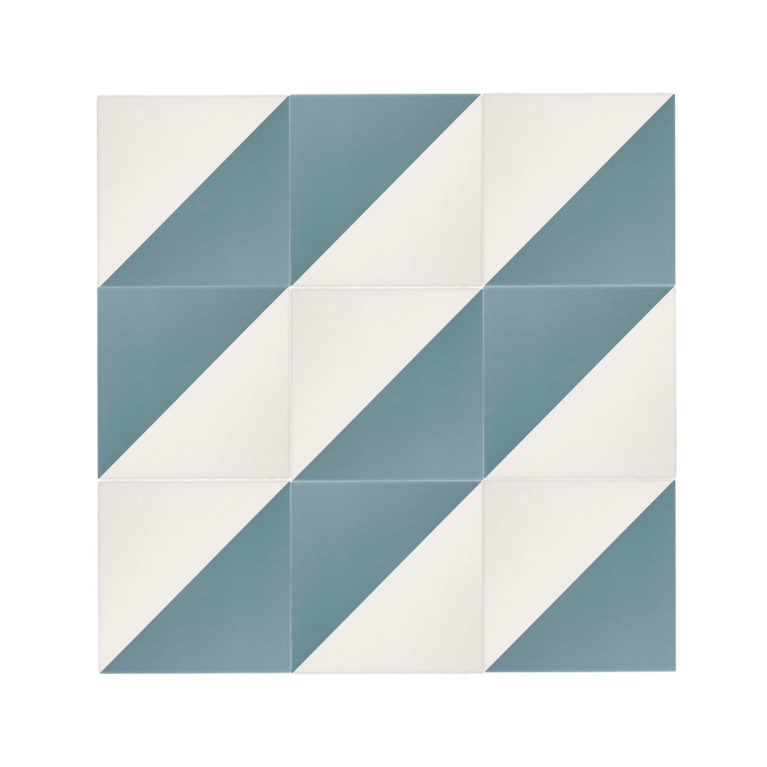 50/50 Blue & White Ceramic Tile 8x8-Main Inventory-All Products,Patterns,Under 10-Riad Tile