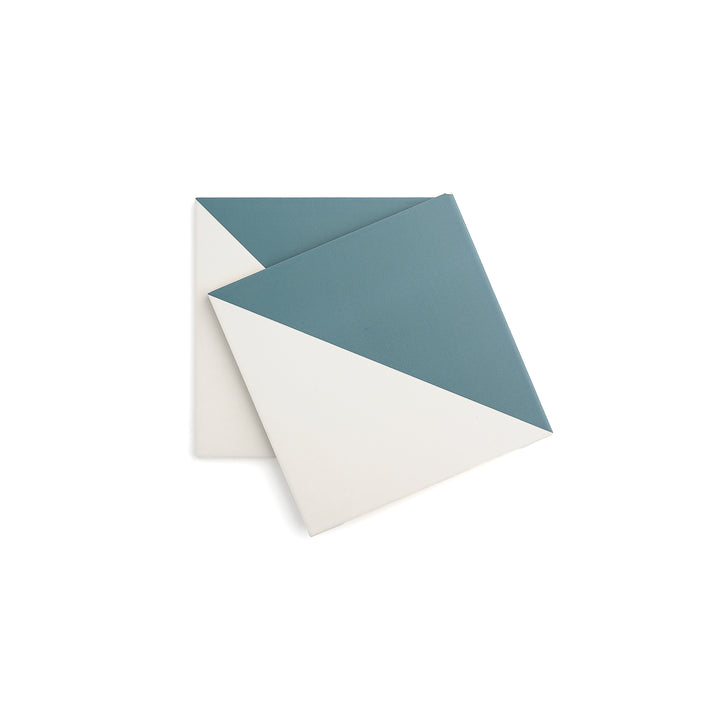 50/50 Blue & White Ceramic Tile 8x8-Main Inventory-All Products,Patterns,Under 10-Riad Tile