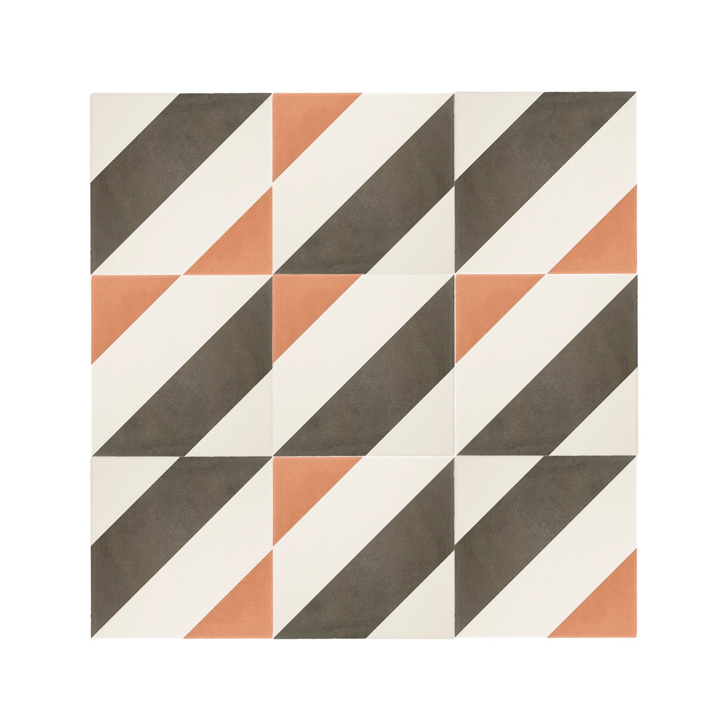 Cayman Black, Terracotta & White Ceramic Tile-Main Inventory-All Products,Patterns,Under 10-Riad Tile