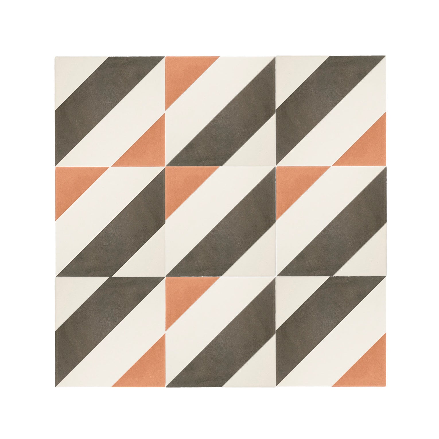 Cayman Black, Terracotta & White Ceramic Tile-Main Inventory-All Products,Patterns,Under 10-Riad Tile