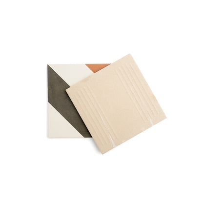 Cayman Black, Terracotta & White Ceramic Tile-Main Inventory-All Products,Patterns,Under 10-Riad Tile