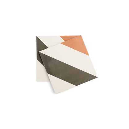 Cayman Black, Terracotta & White Ceramic Tile-Main Inventory-All Products,Patterns,Under 10-Riad Tile