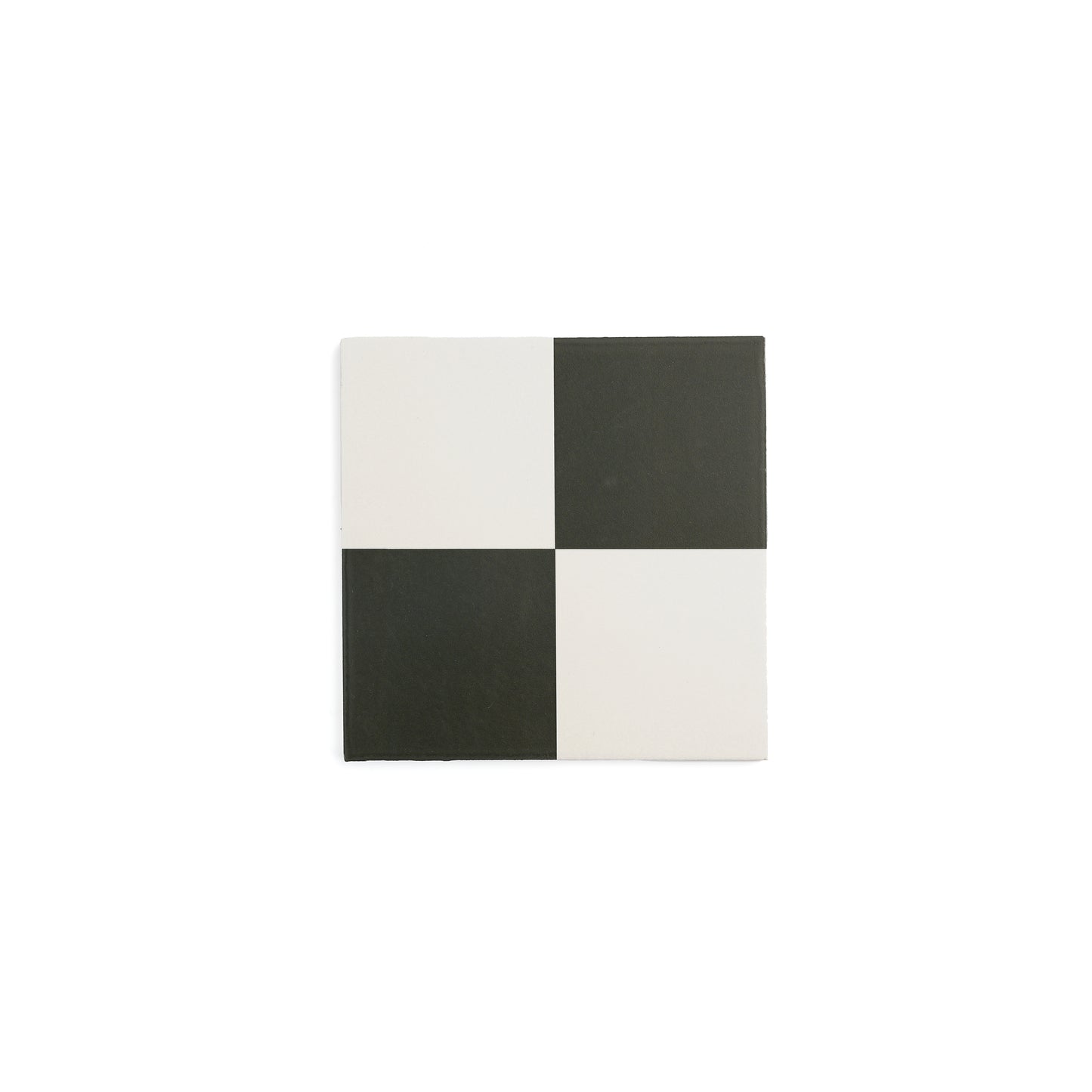 Sample: Checkerboard Black & White Ceramic Tile (1 sample piece)-Sample-Sample-Riad Tile