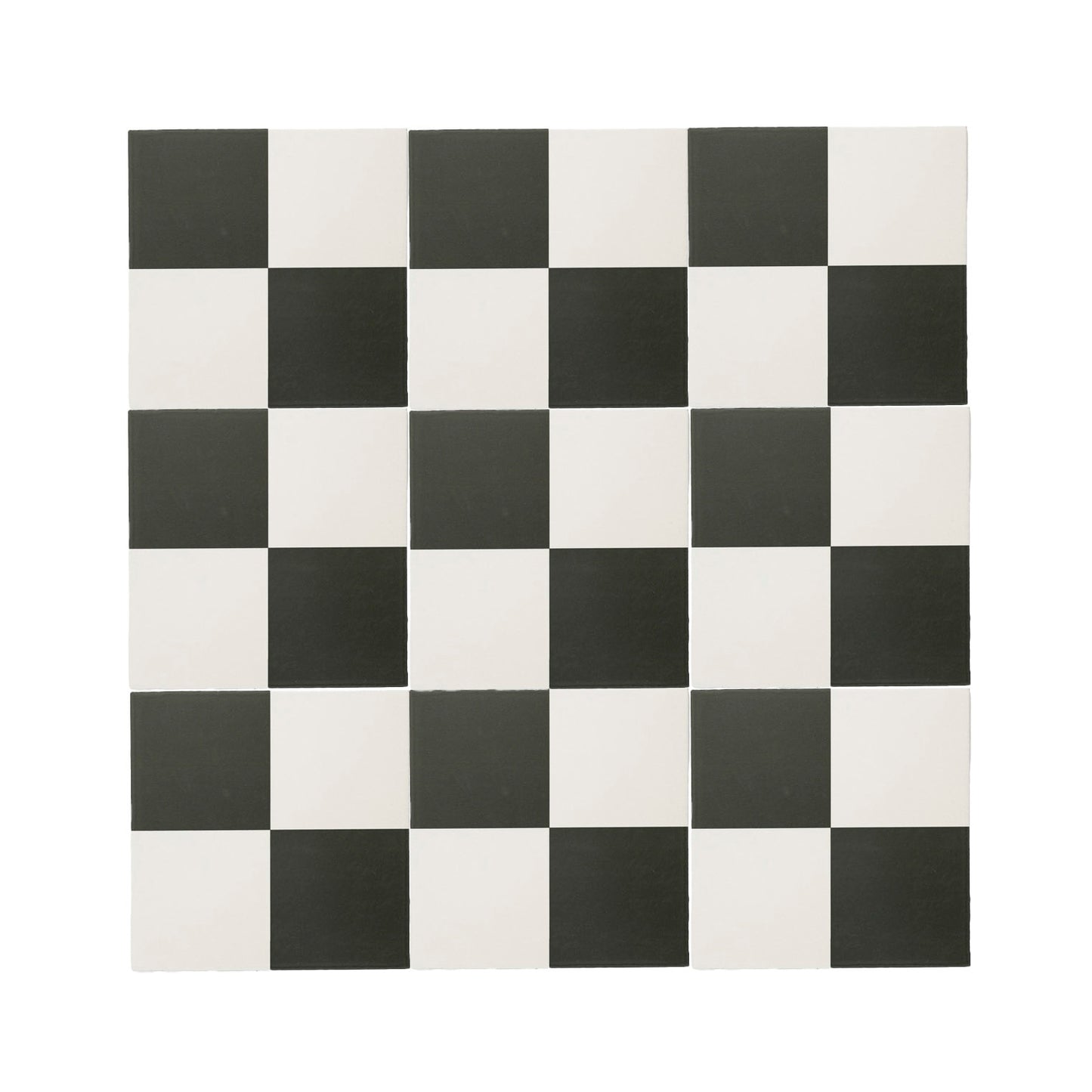 Checkerboard Black & White Ceramic Tile-Main Inventory-All Products,Patterns,Under 10-Riad Tile