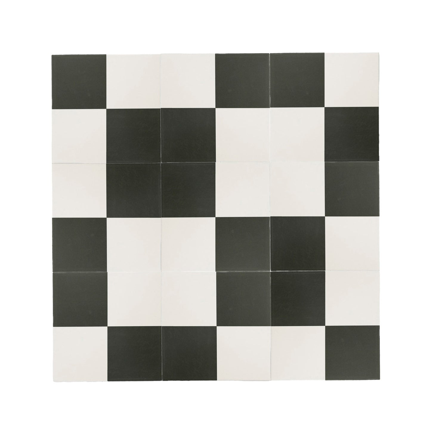 Checkerboard Black & White Ceramic Tile-Main Inventory-All Products,Patterns,Under 10-Riad Tile
