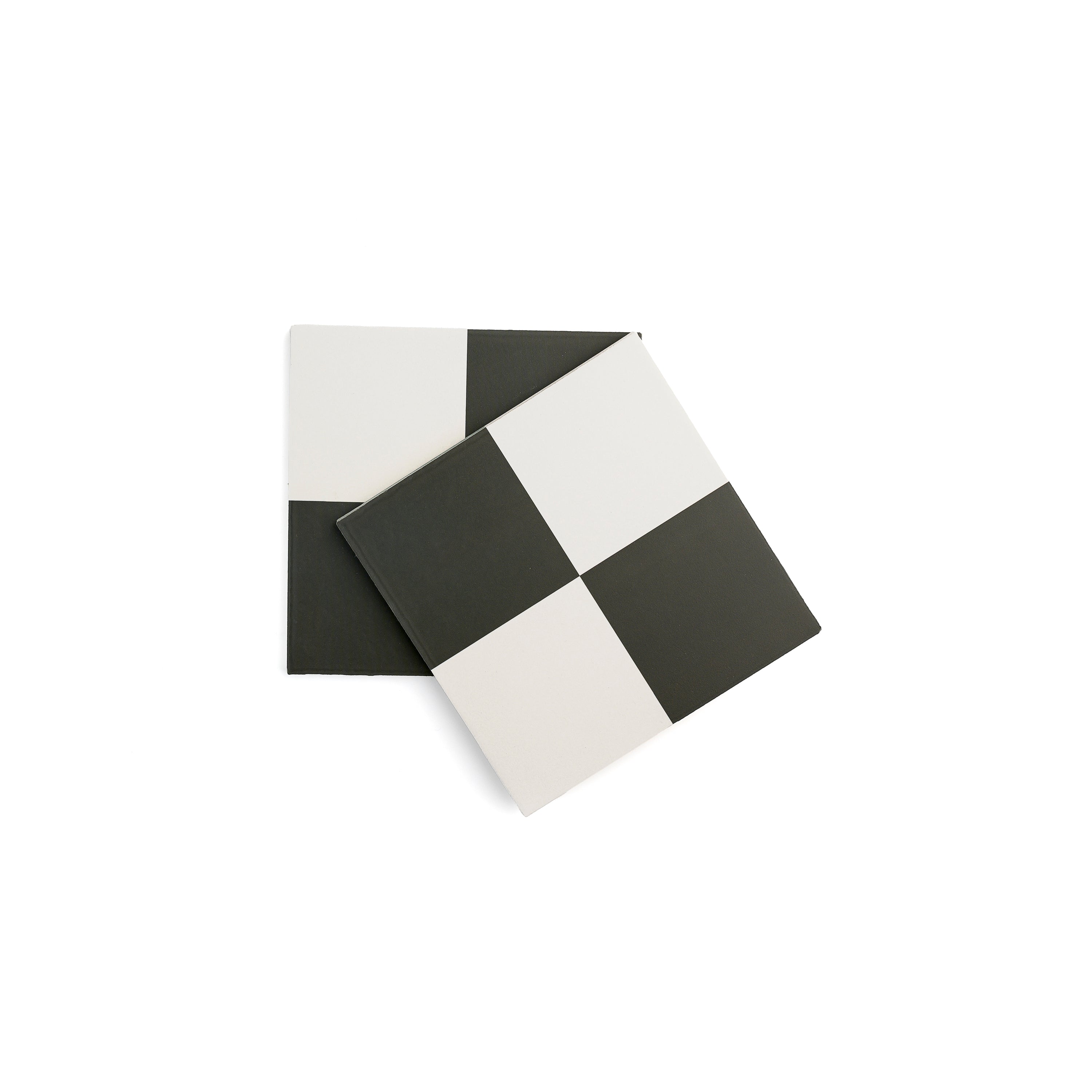 Checkerboard Black & White Ceramic Tile