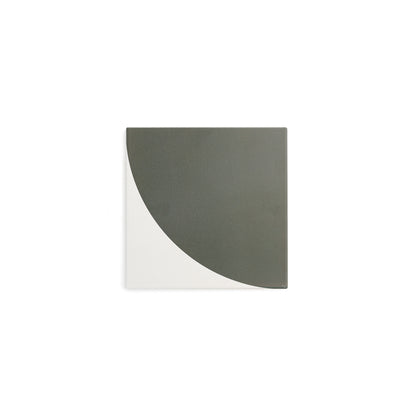 Sample: Crest Black & White Ceramic Tile (1 sample piece)-Sample-Sample-Riad Tile