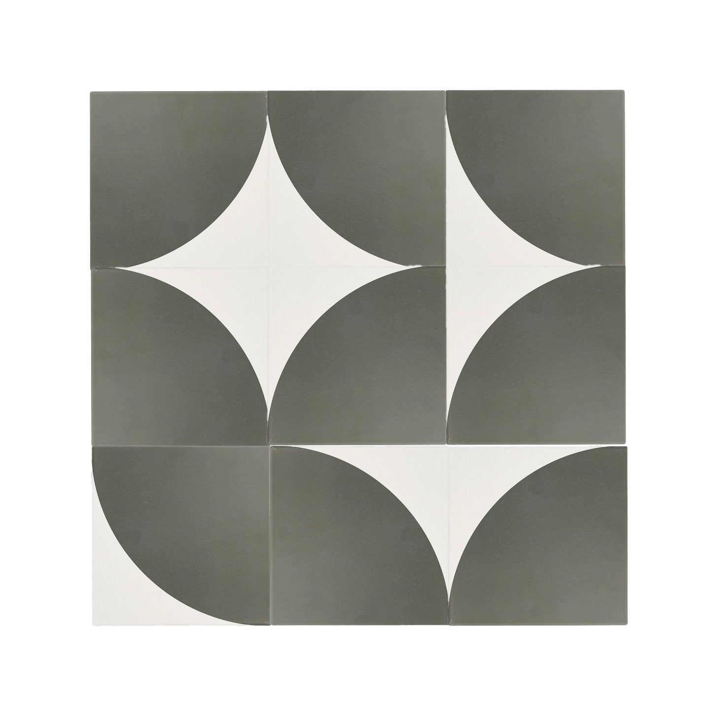 Crest Black & White Ceramic Tile-Main Inventory-All Products,Patterns,Under 10-Riad Tile