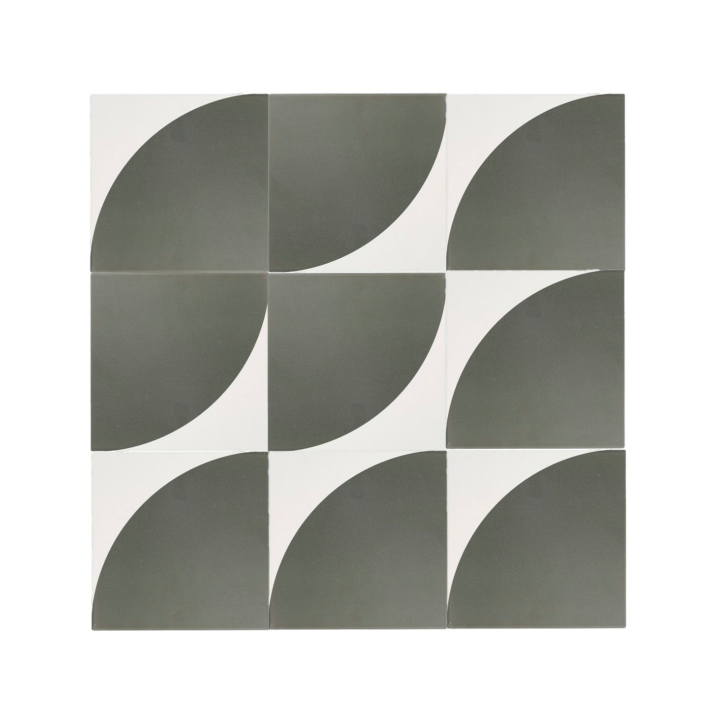 Crest Black & White Ceramic Tile-Main Inventory-All Products,Patterns,Under 10-Riad Tile