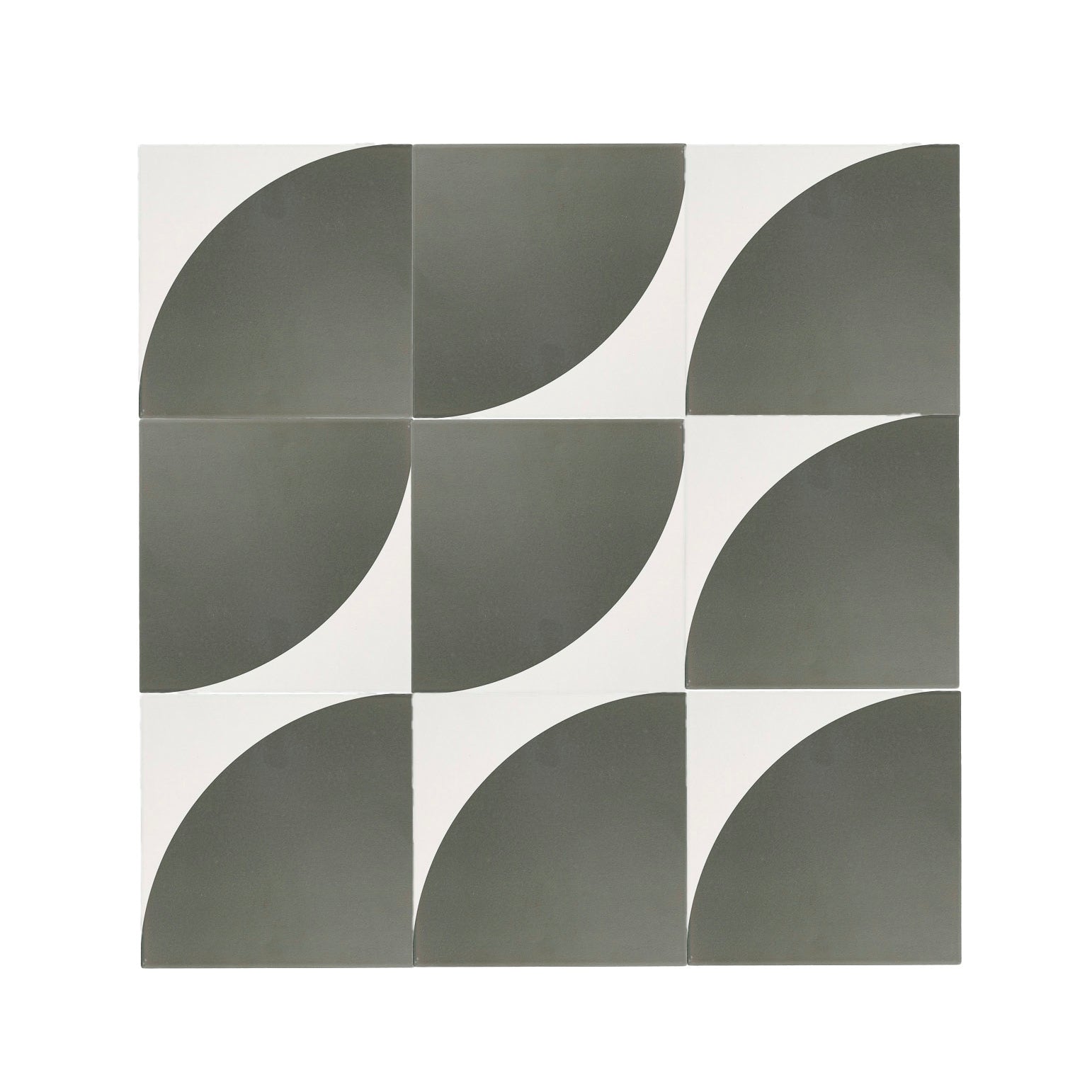 Crest Black & White Ceramic Tile-Main Inventory-All Products,Patterns,Under 10-Riad Tile
