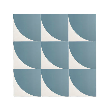 Crest Blue & White Ceramic Tile-Main Inventory-All Products,Patterns,Under 10-Riad Tile