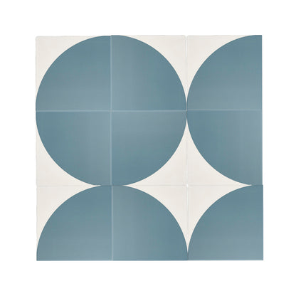 Crest Blue & White Ceramic Tile-Main Inventory-All Products,Patterns,Under 10-Riad Tile