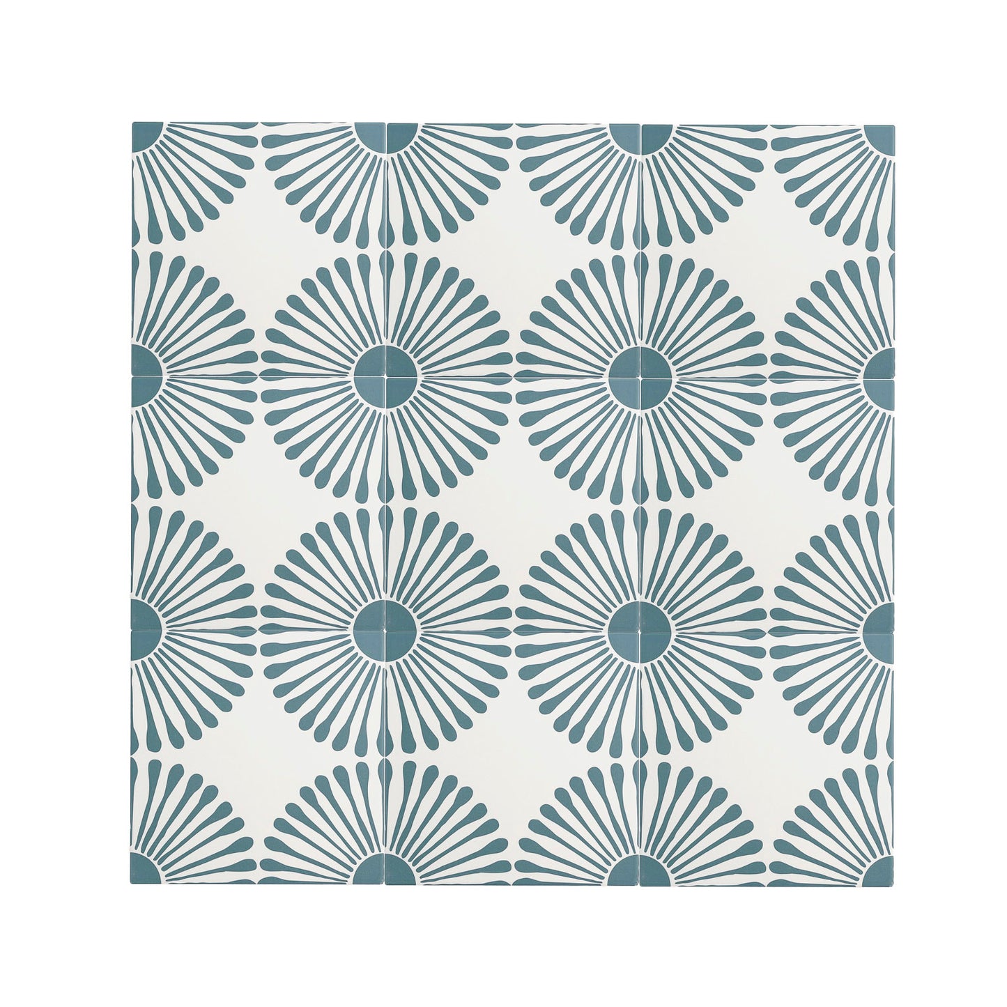 Dandelion Blue Ceramic Tile-Main Inventory-All Products,Patterns,Under 10-Riad Tile