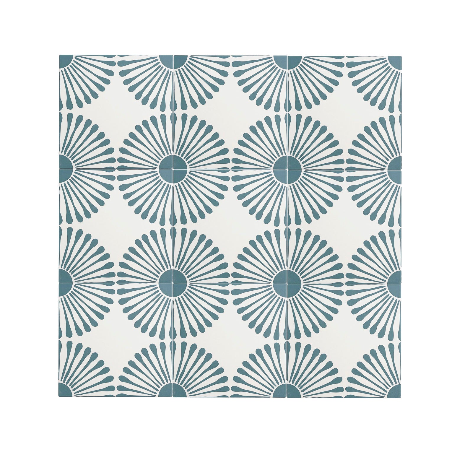 Dandelion Blue Ceramic Tile-Main Inventory-All Products,Patterns,Under 10-Riad Tile