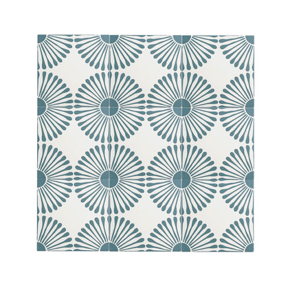 Dandelion Blue Ceramic Tile-Main Inventory-All Products,Patterns,Under 10-Riad Tile