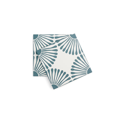 Dandelion Blue Ceramic Tile-Main Inventory-All Products,Patterns,Under 10-Riad Tile
