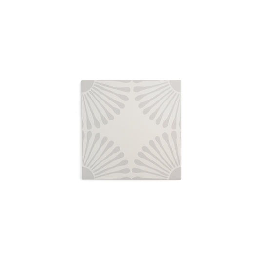 Sample: Dandelion Grey Ceramic Tile-Sample-Sample-Riad Tile