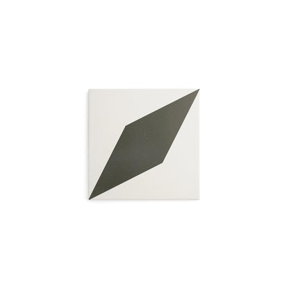 Diamond Black & White Ceramic Tile-Main Inventory-All Products,Patterns,Under 10-Riad Tile