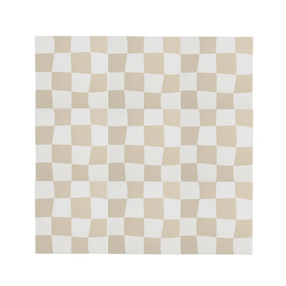 White ceramic floor tile for bright living spaces