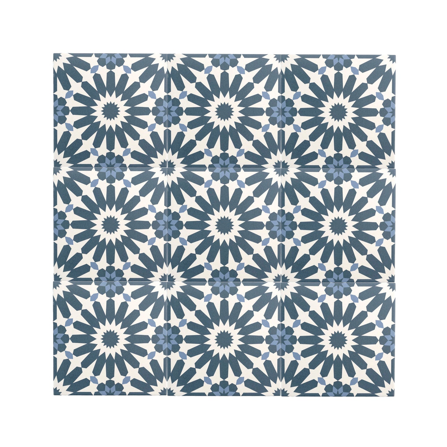 Erizo Blue Ceramic Tile-Main Inventory-All Products,Patterns,Under 10-Riad Tile