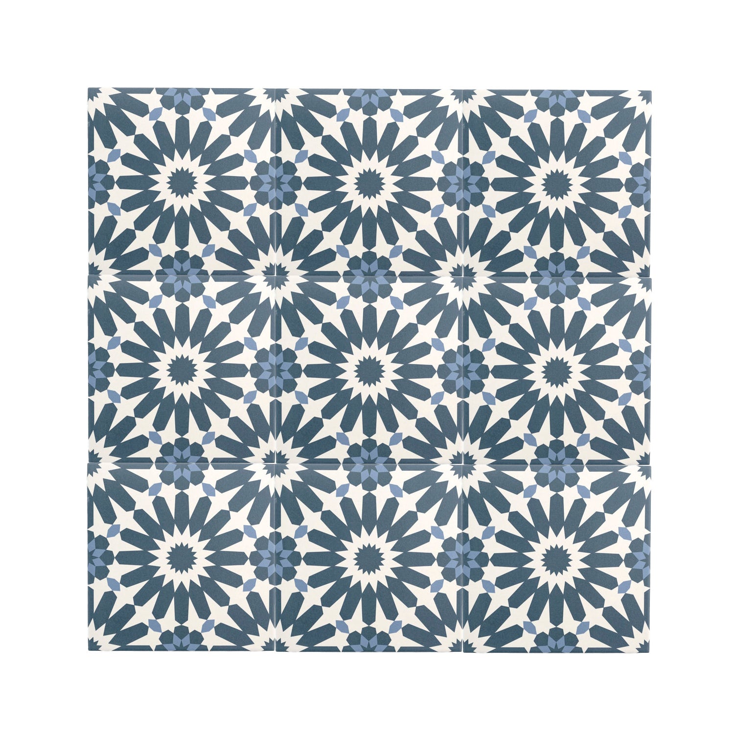 Erizo Blue Ceramic Tile-Main Inventory-All Products,Patterns,Under 10-Riad Tile