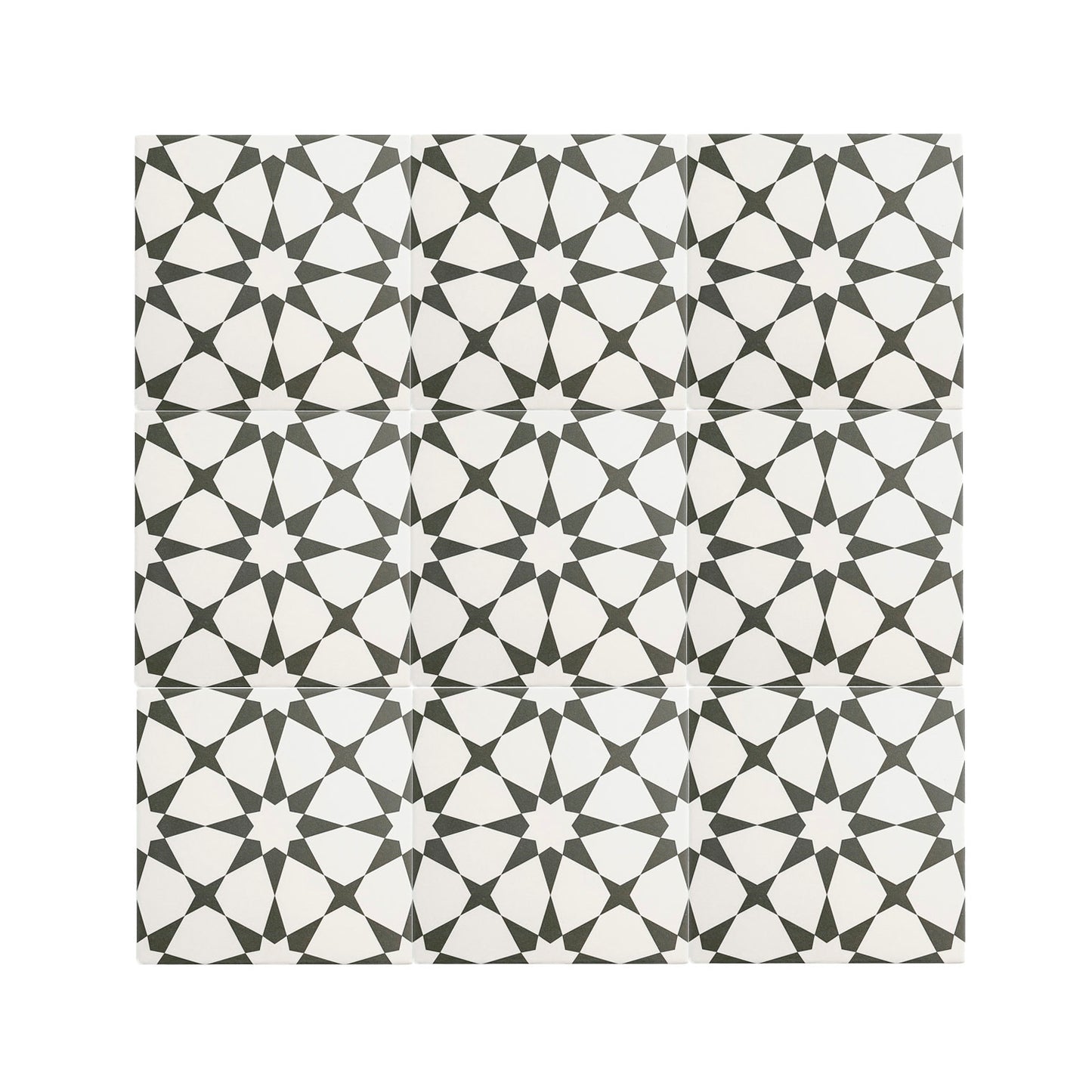 Estrella Black Ceramic Tile-Main Inventory-All Products,Patterns,Under 10-Riad Tile