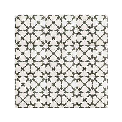 Estrella Black Ceramic Tile-Main Inventory-All Products,Patterns,Under 10-Riad Tile