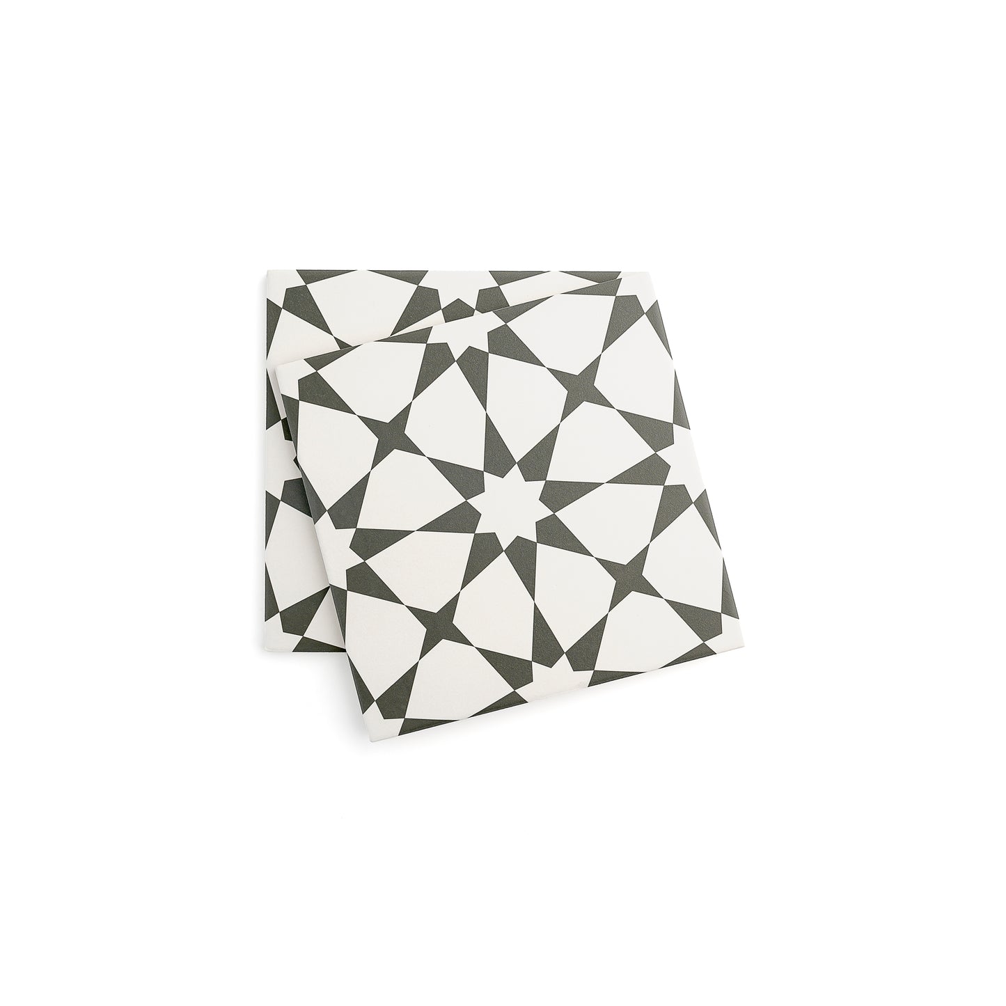 Estrella Black Ceramic Tile-Main Inventory-All Products,Patterns,Under 10-Riad Tile