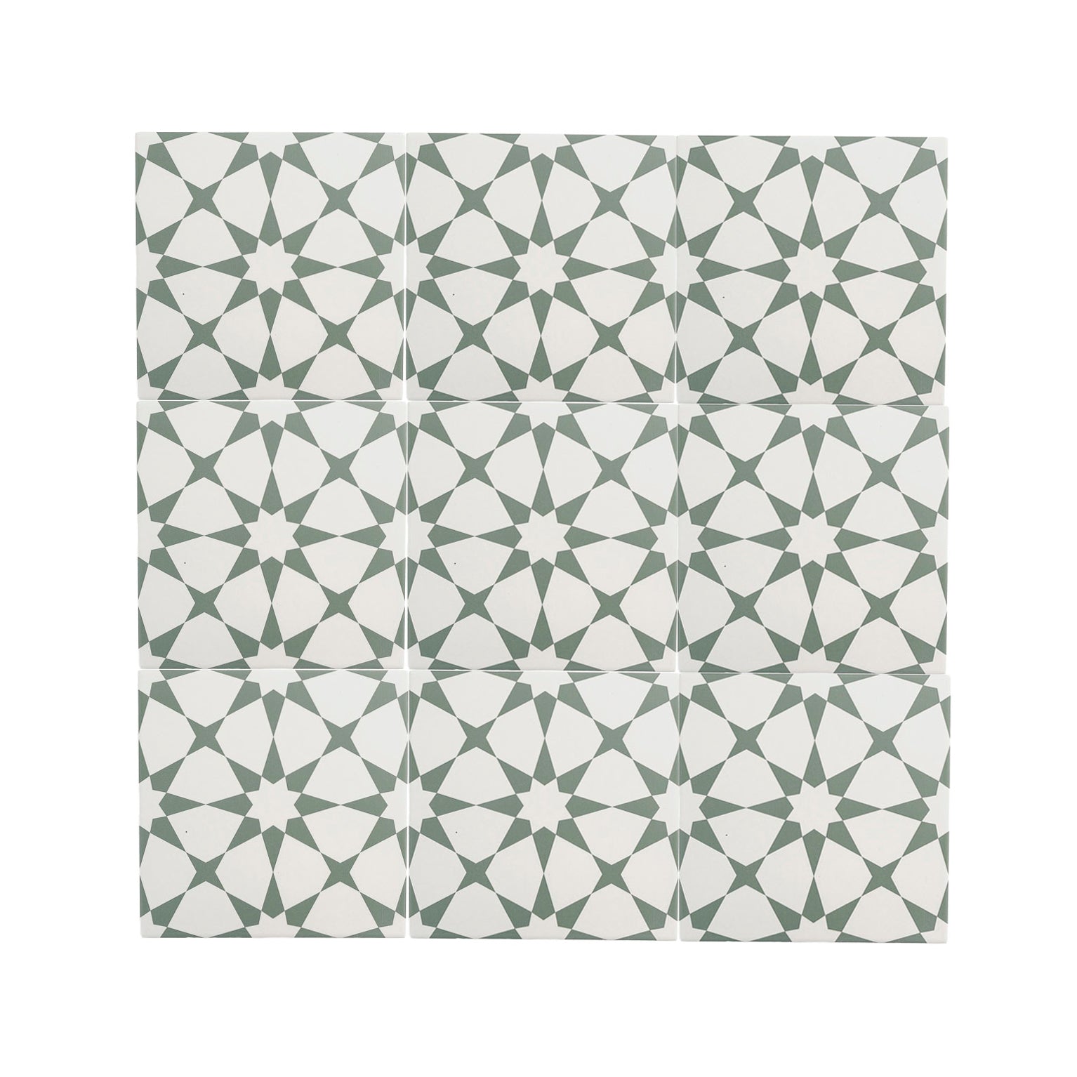 Estrella Green Ceramic Tile-Main Inventory-All Products,Patterns,Under 10-Riad Tile