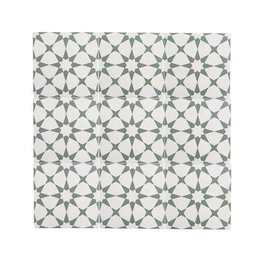 Estrella Green Ceramic Tile-Main Inventory-All Products,Patterns,Under 10-Riad Tile