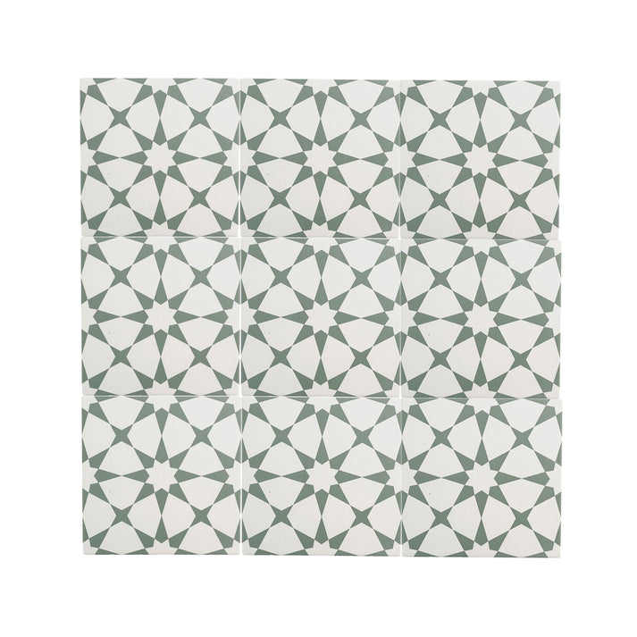 Estrella Green Ceramic Tile-Main Inventory-All Products,Patterns,Under 10-Riad Tile