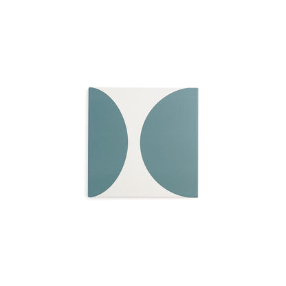 Sample: Groovy Blue Ceramic Tile (1 sample piece)-Sample-Sample-Riad Tile