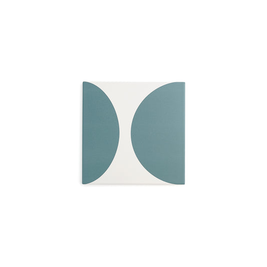 Sample: Groovy Blue Ceramic Tile (1 sample piece)-Sample-Sample-Riad Tile