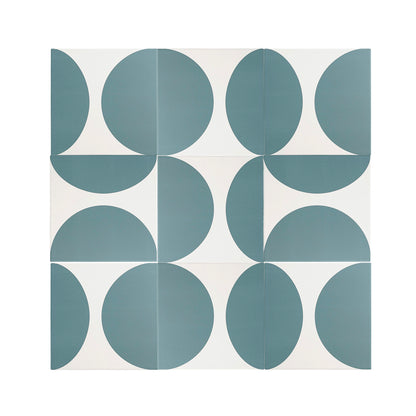 Groovy Blue Ceramic Tile-Main Inventory-All Products,Patterns,Under 10-Riad Tile