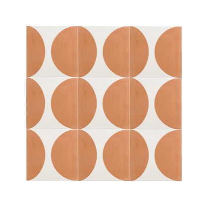 Groovy Terracotta Ceramic Tile-Main Inventory-All Products,Neutral Ceramic,Patterns,Under 10-Riad Tile