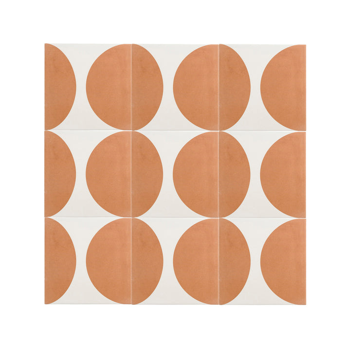Groovy Terracotta Ceramic Tile-Main Inventory-All Products,Neutral Ceramic,Patterns,Under 10-Riad Tile