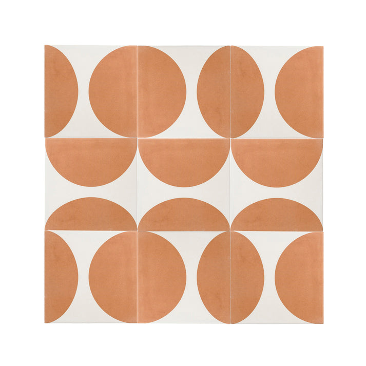 Groovy Terracotta Ceramic Tile-Main Inventory-All Products,Neutral Ceramic,Patterns,Under 10-Riad Tile