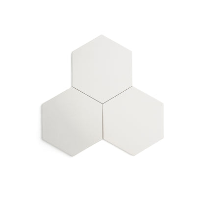 White ceramic floor tile for high-traffic areas