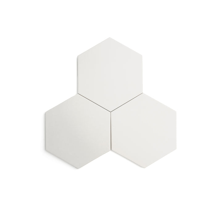 White ceramic floor tile for high-traffic areas