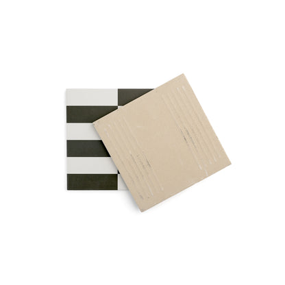 Long Checkerboard Black & White Ceramic Tile-Main Inventory-All Products,Patterns,Under 10-Riad Tile