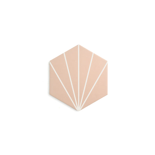 Sample: Nola Jaipur Pink Ceramic Tile-Sample-Sample-Riad Tile