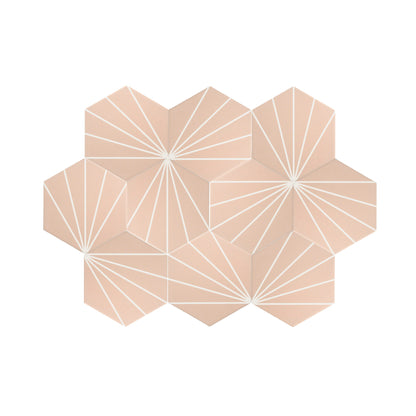 Nola Jaipur Pink Ceramic Tile-Main Inventory-All Products,Patterns,Under 10-Riad Tile