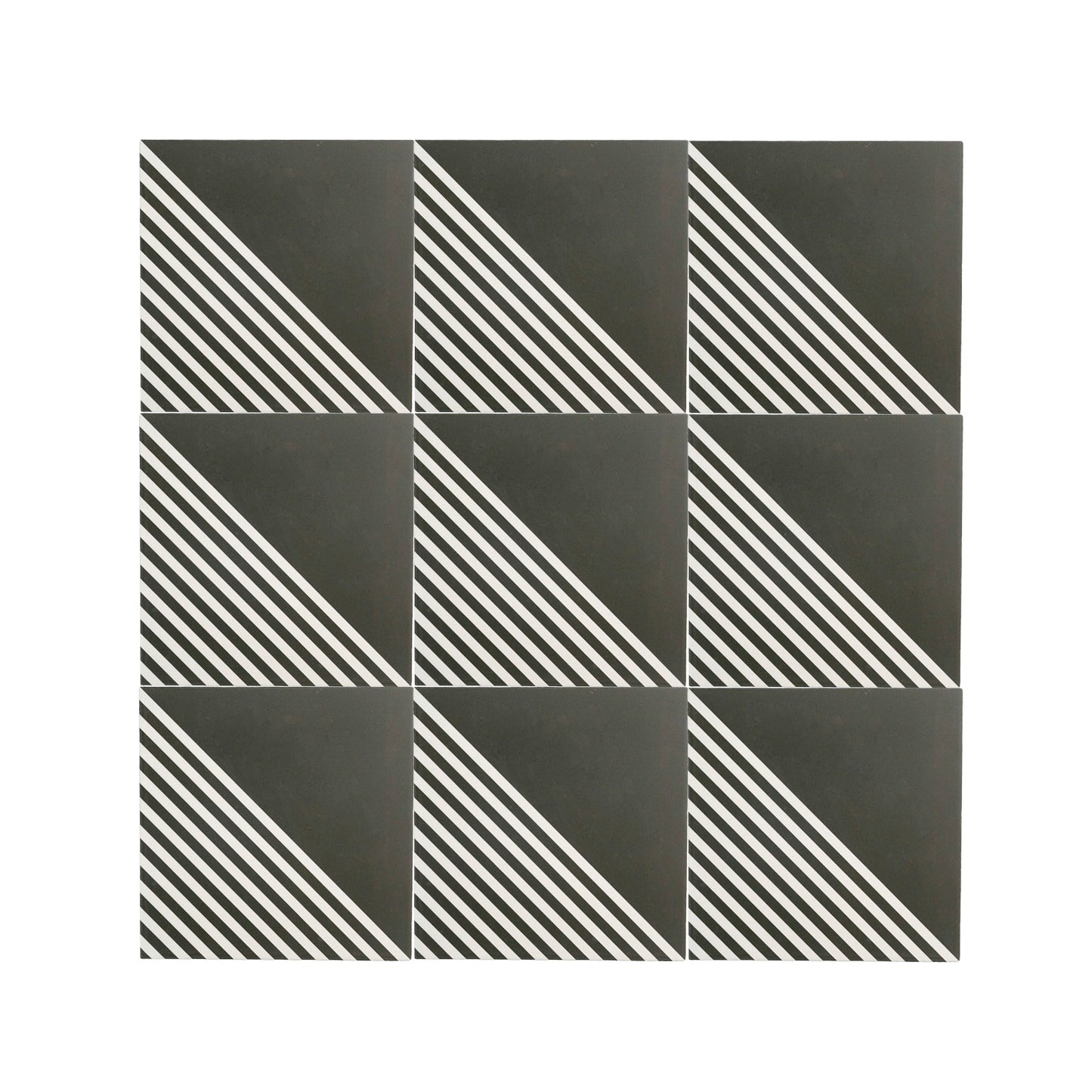 Nomad Black & White Ceramic Tile-Main Inventory-All Products,Patterns,Under 10-Riad Tile